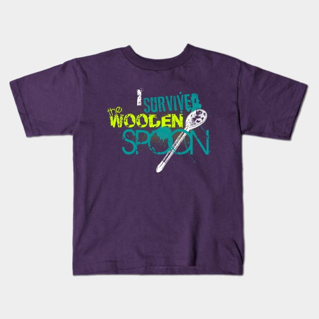 I Survived the Wooden Spoon Kids T-Shirt by SolarFlare